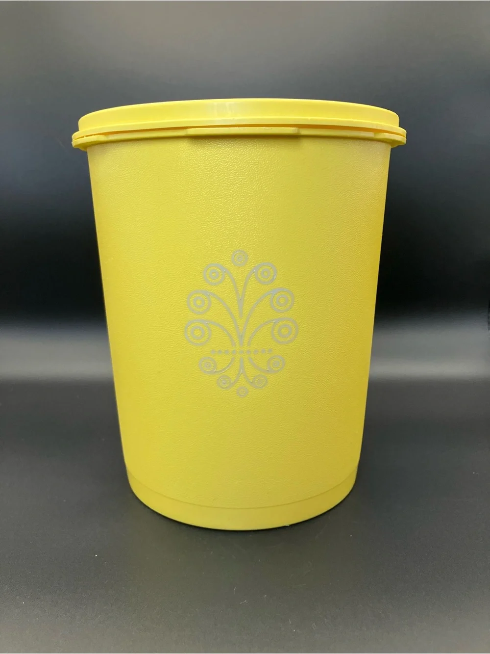 Vintage Tupperware Yellow Harvest Gold Servalier Canister